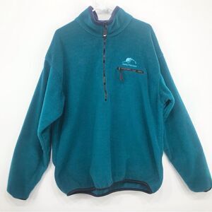 Helly Hansen Teal Green Half Zip Pullover Fleece